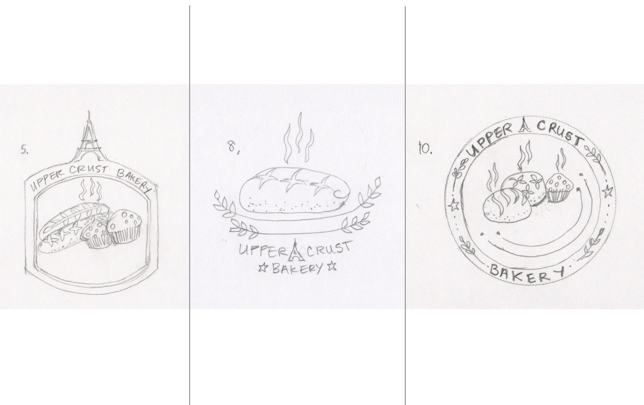 Picked three best logo designs